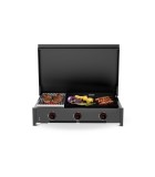 Gas Plancha & BBQ Cozze G-900 COMBO - Black - 90 × 64 × 22 cm Gas Plancha & BBQ Cozze G-900 COMBO - Black - 90 × 64 × 22 cm