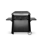 Table Cozze for 800 Series - Powder-Coated Steel - Black - 146 × 70 × 74.5 cm