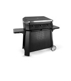 Table Cozze for 800 Series - Powder-Coated Steel - Black - 146 × 70 × 74.5 cm