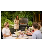 Table Cozze for 800 Series - Powder-Coated Steel - Black - 146 × 70 × 74.5 cm