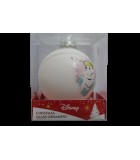 Ornament Ball Princess Glass 8cm (2 designs)