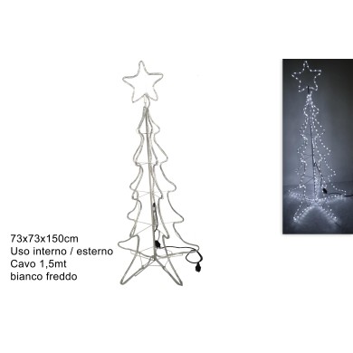 3D Floor Designs with LED Lights Tree - Cold White 150cm 3D Floor Designs with LED Lights Tree - Cold White 150cm