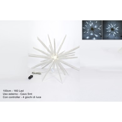 Κρεμαστή Διακόσμηση με LED Αστέρι - 100cm 160LED Κρεμαστή Διακόσμηση με LED Αστέρι - 100cm 160LED