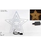 Hanging Decoration with LED Light Star - Cold White Hanging Decoration with LED Light Star - Cold White