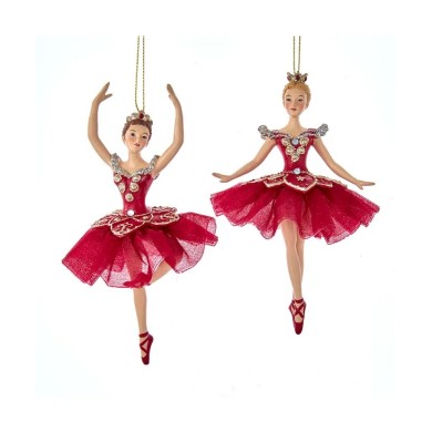 Ornament Ballerina - Resin Red 15.87 (2 designs)