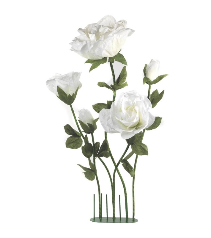 Poinsettia Pick Giant S/5 Waterproof - White - 240Cm Poinsettia Pick Giant S/5 Waterproof - White - 240Cm