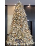 Outdoor Christmas Tree with lights/snow - Spitsbergen - H600xD334cm/9550LED/IP65 Outdoor Christmas Trees