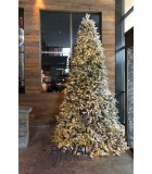 Outdoor Christmas Tree with lights/snow - Spitsbergen - H600xD334cm/9550LED/IP65 Outdoor Christmas Trees