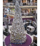 Outdoor Christmas Tree with lights/snow - Spitsbergen - H600xD334cm/9550LED/IP65 Outdoor Christmas Trees