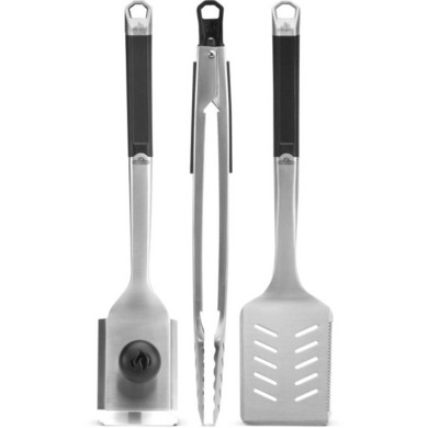 Stainless Steel BBQ Tool Set Pro (3 pcs) - Napoleon - 8 × 26 × 50cm Stainless Steel BBQ Tool Set Pro (3 pcs) - Napoleon - 8 × 26 × 50cm
