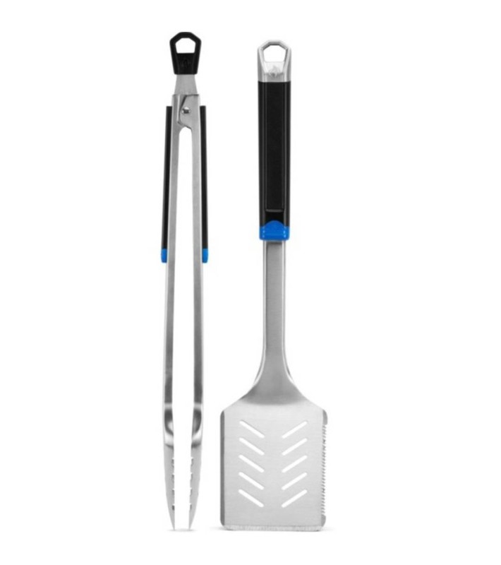 Stainless Steel BBQ Tool Set (2 pcs) - Napoleon - 8 × 26 × 50cm Stainless Steel BBQ Tool Set (2 pcs) - Napoleon - 8 × 26 × 50cm