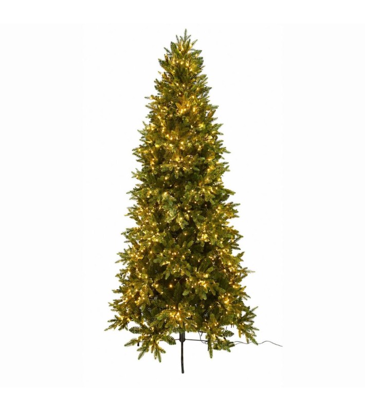 Christmas Slim CORTINA tree with lights-Slim-Metal stand,Power click & Magic wand - 4000LED - H270cm Christmas Slim CORTINA tree with lights-Slim-Metal stand,Power click & Magic wand - 4000LED - H270cm