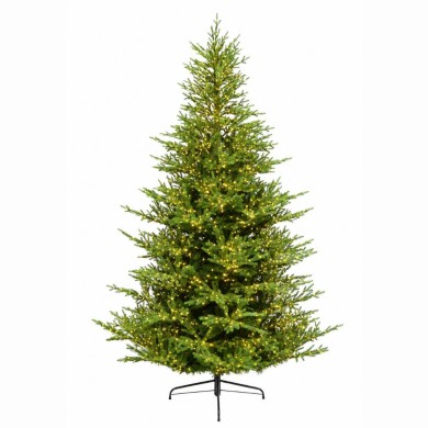 Christmas tree NORDIC with lights-Metal stand/Power click/Foot ctrl.-6000 Copper LED, 8 Func.-H300cm Christmas tree NORDIC with lights-Metal stand/Power click/Foot ctrl.-6000 Copper LED, 8 Func.-H300cm