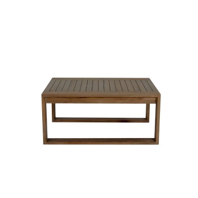 Coffee Table - Outdoor Albury  Living Natural Solid Teak Wood 120x60x45cm