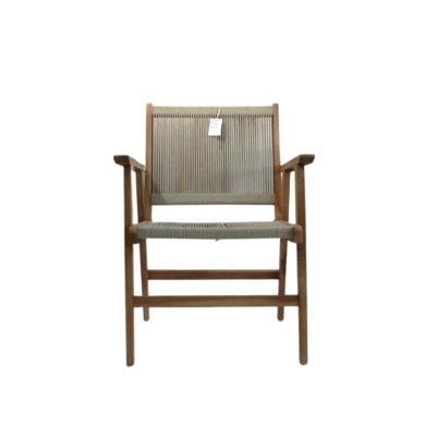 Outdoor Armchair - Bondi - Light Grey - 60x61x88cm
