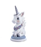 Decorative Holly Wood Unicorn H31.25cm