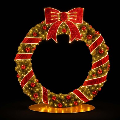 3D Floor Design - Wreathe - 180x30xH230 IP65 3D Floor Design - Wreathe - 180x30xH230 IP65