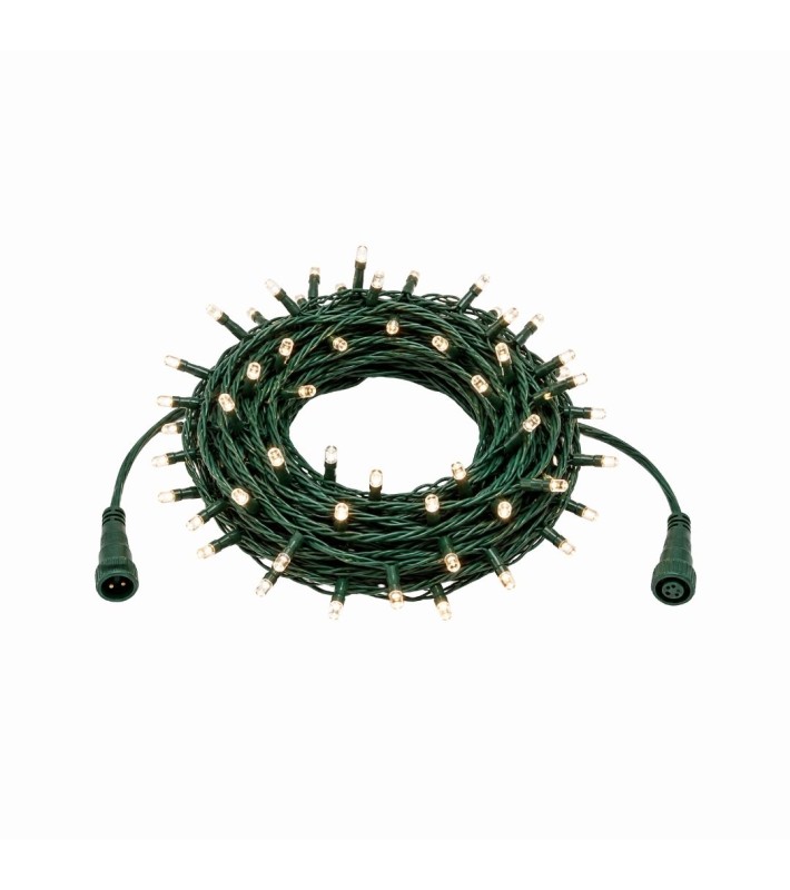 Φωτάκια LED PVC – Θερμό Λευκό – 10m – 100 LED – 24V – IP65 – Συνδεόμενα Φωτάκια LED PVC – Θερμό Λευκό – 10m – 100 LED – 24V – IP65 – Συνδεόμενα