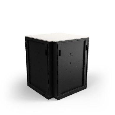 Corner Module - Ignes - Black - 75x75xH92cm Corner Module - Ignes - Black - 75x75xH92cm