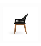Outdoor Armcahir - Narnia - Black Chairs