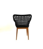 Outdoor Armcahir - Narnia - Black Chairs