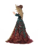 Ornament Tree Top Angel - Scarlett - Burgundy - 54cm