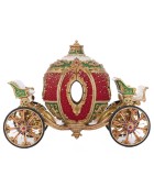 Ornament Carriage - Red/Gold - 59cm Ornament Carriage - Red/Gold - 59cm