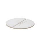 Half Moon Heat Deflector Plates (Set of 2) - Fits 47cm Kamado Grills Half Moon Heat Deflector Plates (Set of 2) - Fits 47cm Kamado Grills