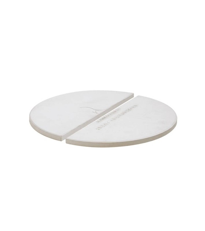 Half Moon Heat Deflector Plates (Set of 2) - Fits 47cm Kamado Grills Half Moon Heat Deflector Plates (Set of 2) - Fits 47cm Kamado Grills