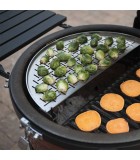 Half Moon Cooking Grate (Fish & Veg) - Stainless Steel - Fits 47cm Kamado Grills Half Moon Cooking Grate (Fish & Veg) - Stainless Steel - Fits 47cm Kamado Grills