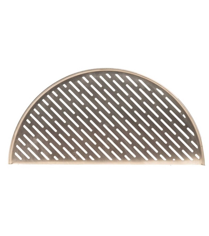 Half Moon Cooking Grate (Fish & Veg) - Stainless Steel - Fits 47cm Kamado Grills Half Moon Cooking Grate (Fish & Veg) - Stainless Steel - Fits 47cm Kamado Grills