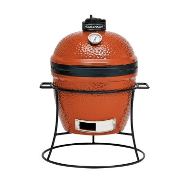 Charcoal Portable BBQ - Kamado Joe Jr With Base - Red - Ø34cm x H70 cm Charcoal Portable BBQ - Kamado Joe Jr With Base - Red - Ø34cm x H70 cm