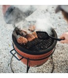 Charcoal Portable BBQ - Kamado Joe Jr With Base - Red - Ø34cm x H70 cm Charcoal Portable BBQ - Kamado Joe Jr With Base - Red - Ø34cm x H70 cm