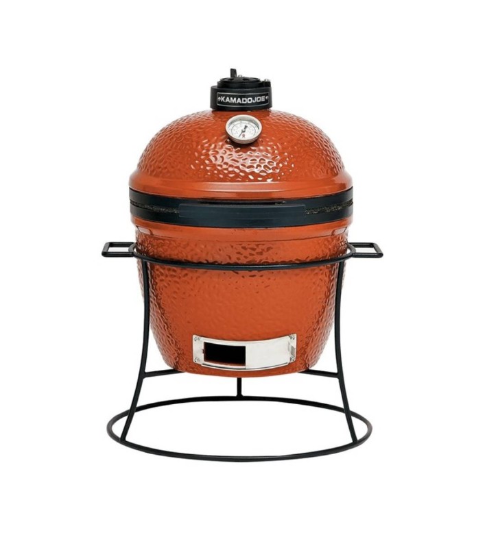 Charcoal Portable BBQ - Kamado Joe Jr With Base - Red - Ø34cm x H70 cm Charcoal Portable BBQ - Kamado Joe Jr With Base - Red - Ø34cm x H70 cm