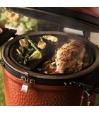 Ψησταριά Κάρβουνου - Kamado Classic Joe Series III - Με Βάση Τρόλεϊ - Κόκκινη - Ø47cm x 128cm