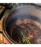 Charcoal BBQ - Kamado Big Joe Series III - With Trolley Base - Red - Ø47cm x 123cm Charcoal BBQ - Kamado Big Joe Series III - With Trolley Base - Red - Ø47cm x 123cm