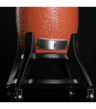 Charcoal BBQ - Kamado Big Joe Series III - With Trolley Base - Red - Ø47cm x 123cm Charcoal BBQ - Kamado Big Joe Series III - With Trolley Base - Red - Ø47cm x 123cm