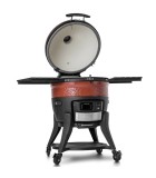 Charcoal BBQ - Kamado Konnected Big Joe Digital - With Trolley Base - Red - Ø62cm x 136.5cm Charcoal BBQ - Kamado Konnected Big Joe Digital - With Trolley Base - Red - Ø62cm x 136.5cm