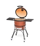 Charcoal BBQ - Kamado Classic Joe Series I - With trolley base - Red - Ø47cm x 123cm Charcoal BBQ - Kamado Classic Joe Series I - With trolley base - Red - Ø47cm x 123cm