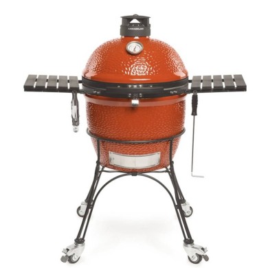 Charcoal BBQ - Kamado Classic Joe Series II - With Trolley Base - Red - Ø47cm x 123cm Charcoal BBQ - Kamado Classic Joe Series II - With Trolley Base - Red - Ø47cm x 123cm