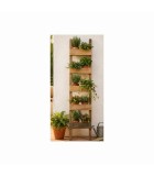 Decorative ladder planter CHELSEY - natural wood - 35x10x170cm Decorative ladder planter CHELSEY - natural wood - 35x10x170cm