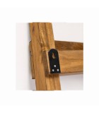 Decorative ladder planter CHELSEY - natural wood - 35x10x170cm Decorative ladder planter CHELSEY - natural wood - 35x10x170cm