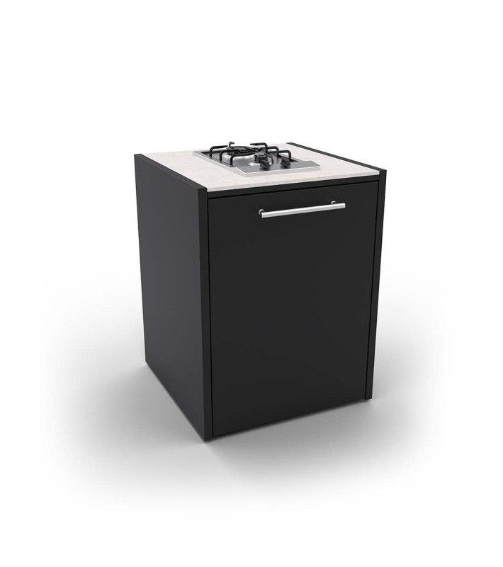 Burner - Elysia - Black - 65x70xh92cm Kitchen Modular Burner - Elysia - Black - 65x70xh92cm Kitchen Modular