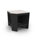 Corner Module - Elysia - Black - 90x70xh92cm Kitchen Modular