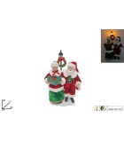 Decorative Santa and Mrs - LED/Sound 36cm
