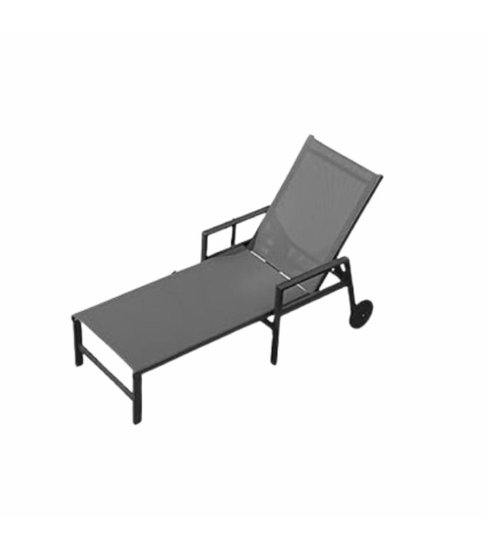 Sunlounger Torino - Alouminum/Textline 207x76x50cm Sunbeds Sunlounger Torino - Alouminum/Textline 207x76x50cm Sunbeds
