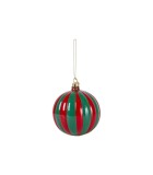 Christmas Tree Ornament Bauble - Red/Green - 11.5Cm Christmas Tree Ornament Bauble - Red/Green - 11.5Cm