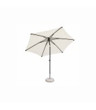 Round polyester / aluminum umbrella NICE - ivory - Ø3m Round polyester / aluminum umbrella NICE - ivory - Ø3m