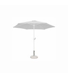 Round polyester / steel umbrella POLY ECO - white - Ø3m Round polyester / steel umbrella POLY ECO - white - Ø3m