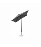 Square polyester / aluminum umbrella NICE - black - 2x2m Square polyester / aluminum umbrella NICE - black - 2x2m